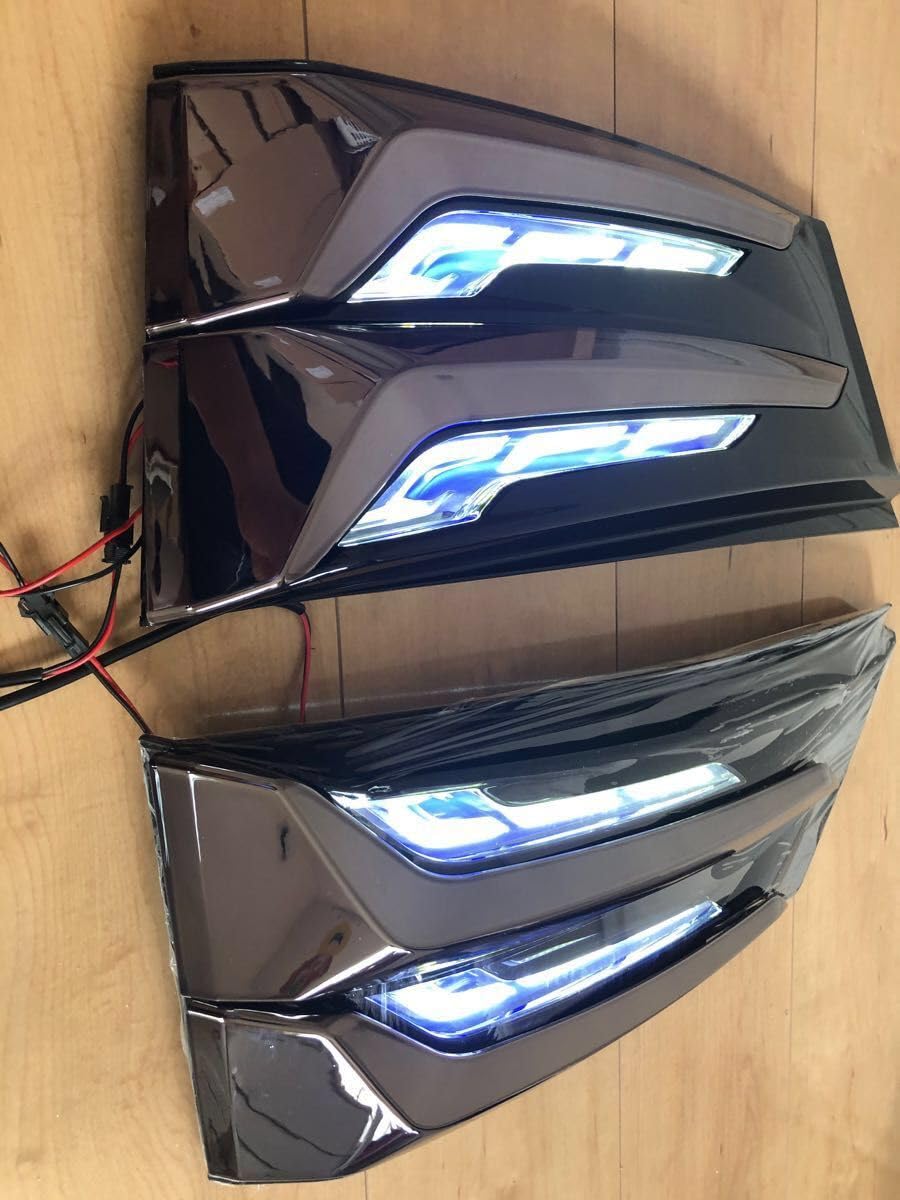 Amazon | ノーブランド品スモークメッキヴェルファイア30系後期LED 
