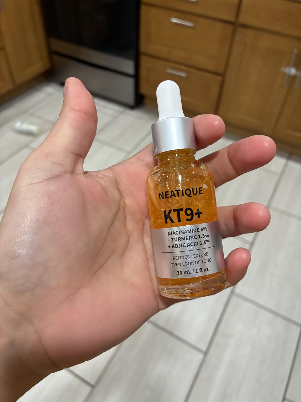 Neatique KT9+ Niacinamide Serum 6% with Turmeric 1.5% & Kojic Acid Serum 1.5% – Face Essence Care for Uneven Tone, Dark Spots, Rough Texture, Pore Appearance – Lightweight Daily Facial Serum, 30 mL