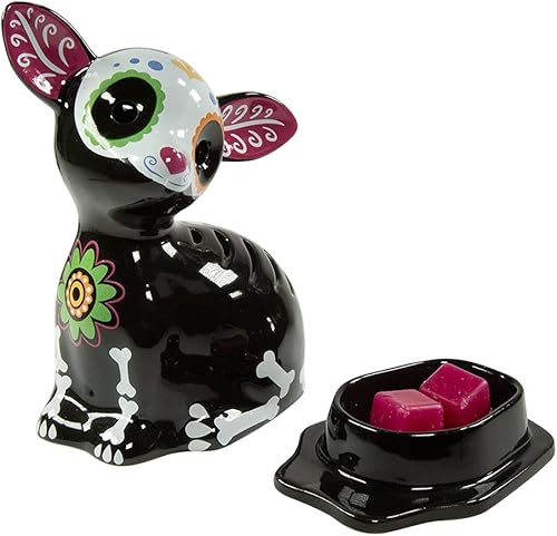 Miniatura 2 de Scentsationals Colección Day of The Dead  Calentador de cubo de cera perfumada  Melter de fragancia de cera  Calavera sin mecha, ambientador