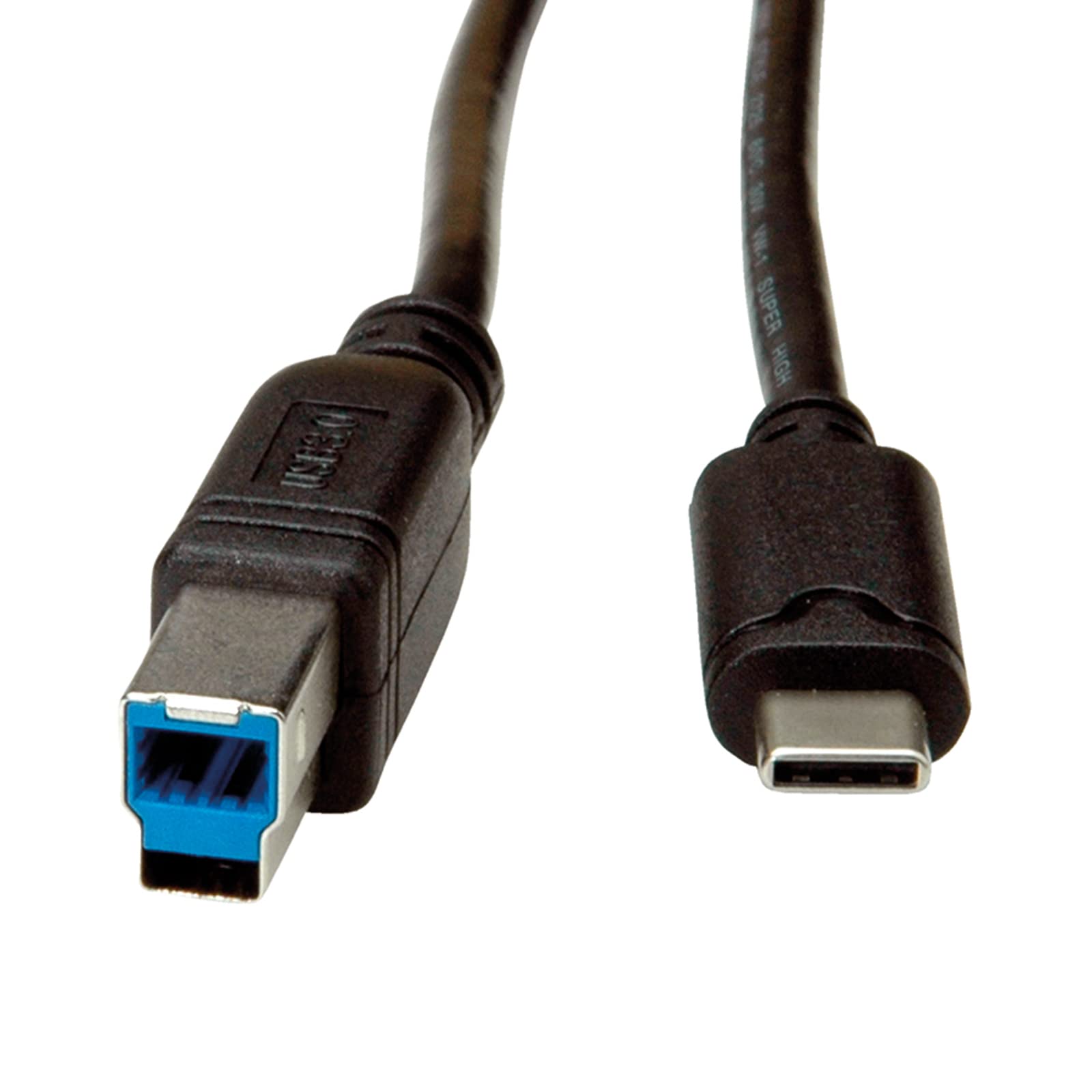 ROLINE 11449010: USB 3.0 Cable, USB-A Plug To USB-C Plug, 0.5 M At