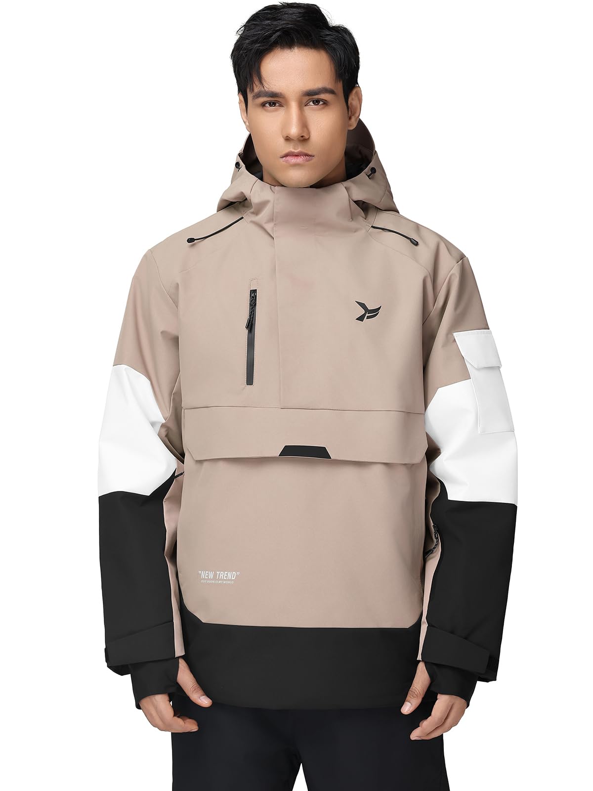Oymyakon Mens Snowboard Ski Jacket Waterproof Insulated Snow Jackets Coats Winter Outdoor Hooded Mountain Coat