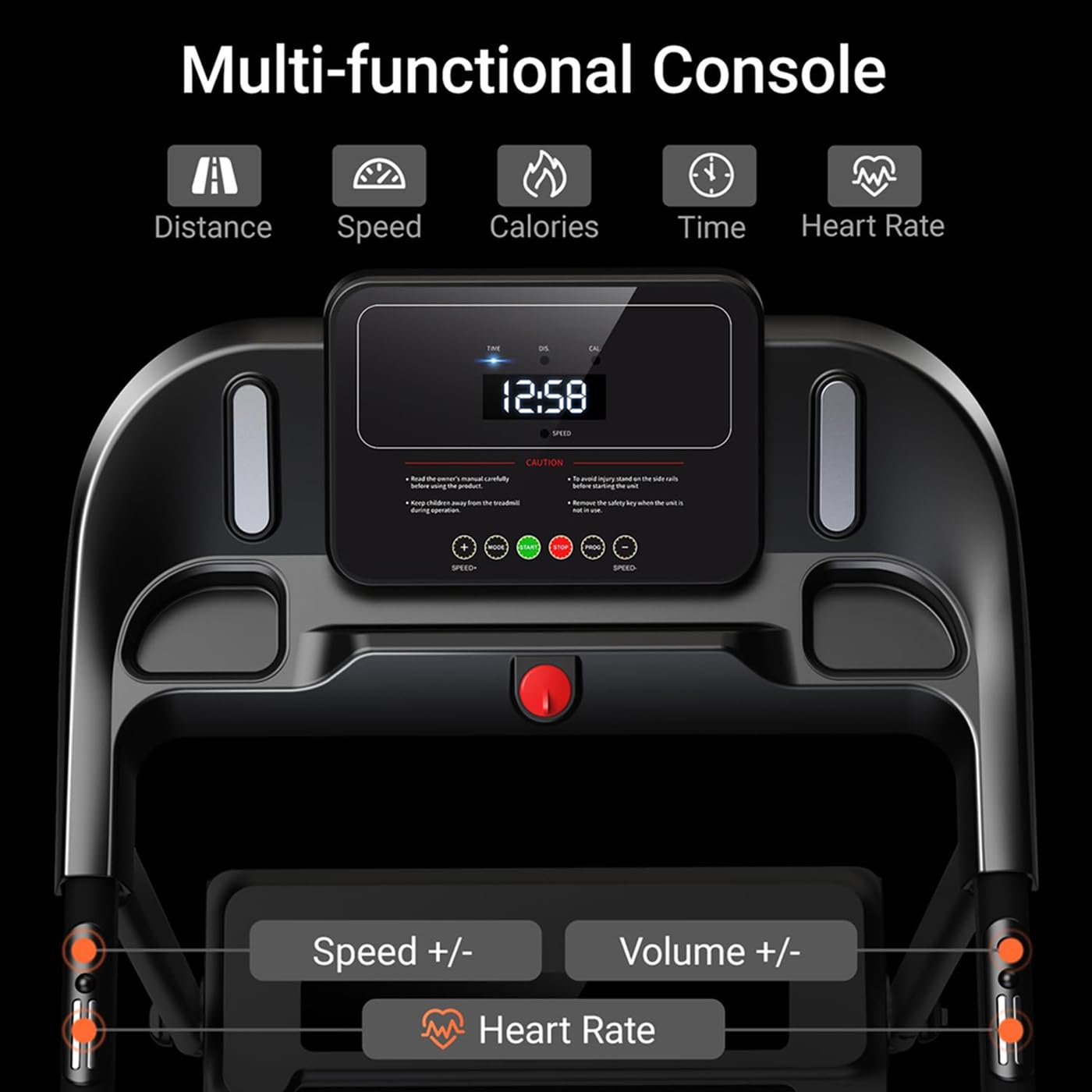 Mengmiao Tapis Roulant Pieghevole 15% Inclinazione | Motore Brushless 3.0HP Ultra Silenzioso <45dB | Pedana 7 Strati + 10 Ammortizzatori | 12 Programmi Smart + 3 Modalità | Design Salvaspazio Casa