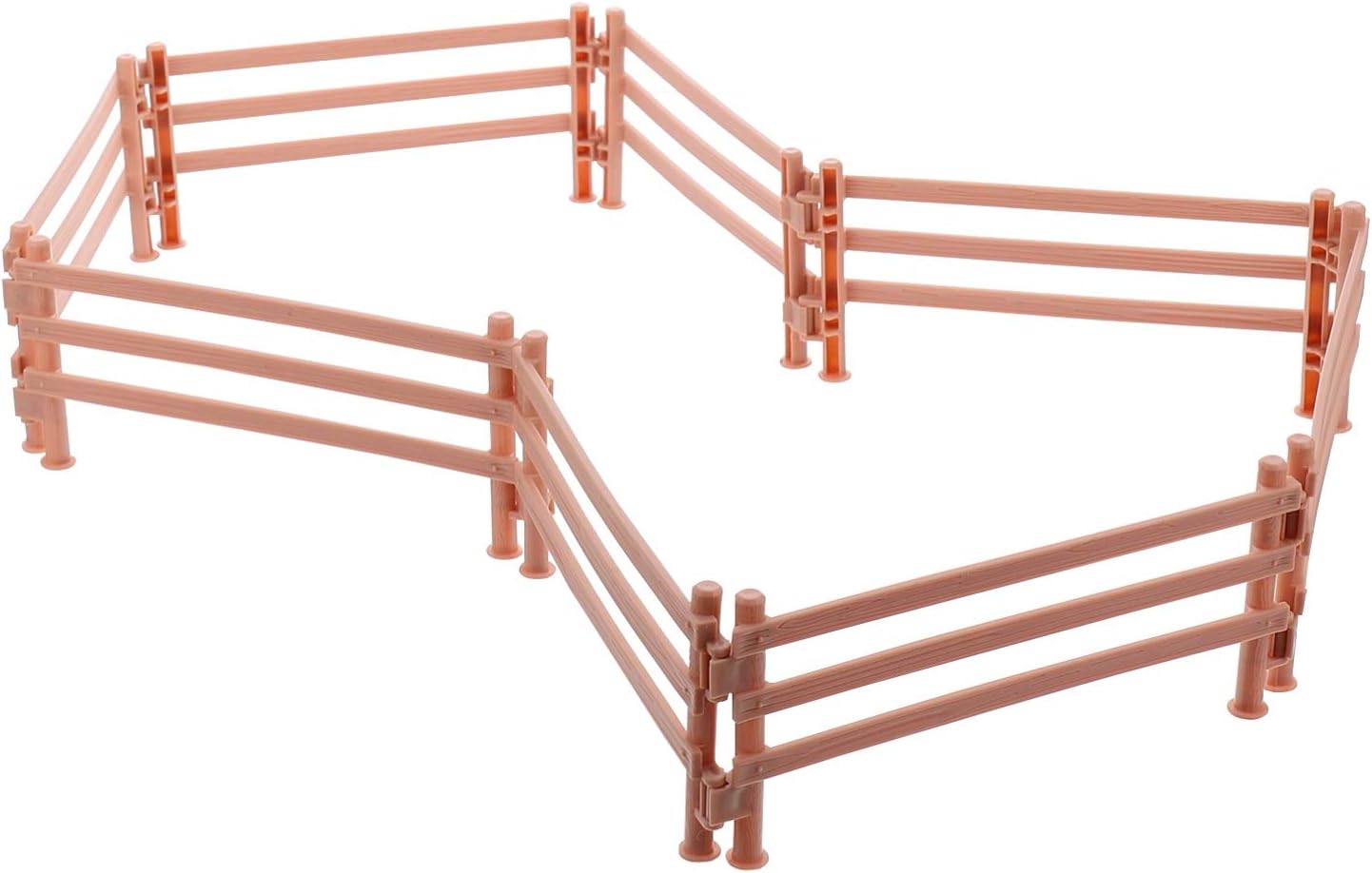 8 Miniatur Zäune Aus Holz - Dekoration Für Mikrolandschaften & Dioramen