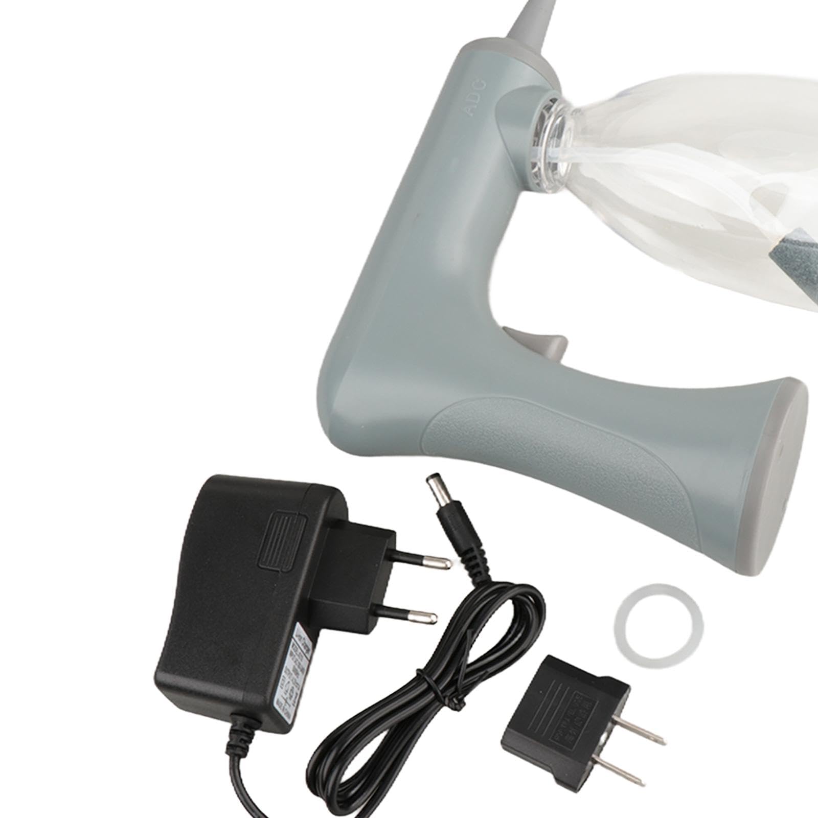 Harilla Dauerwelle Elektrisches Blasengerät Schaummaschine zu bedienendes kompaktes Styling-Tool für lockiges Haar Salon-Schaumspender, Grau 300ml