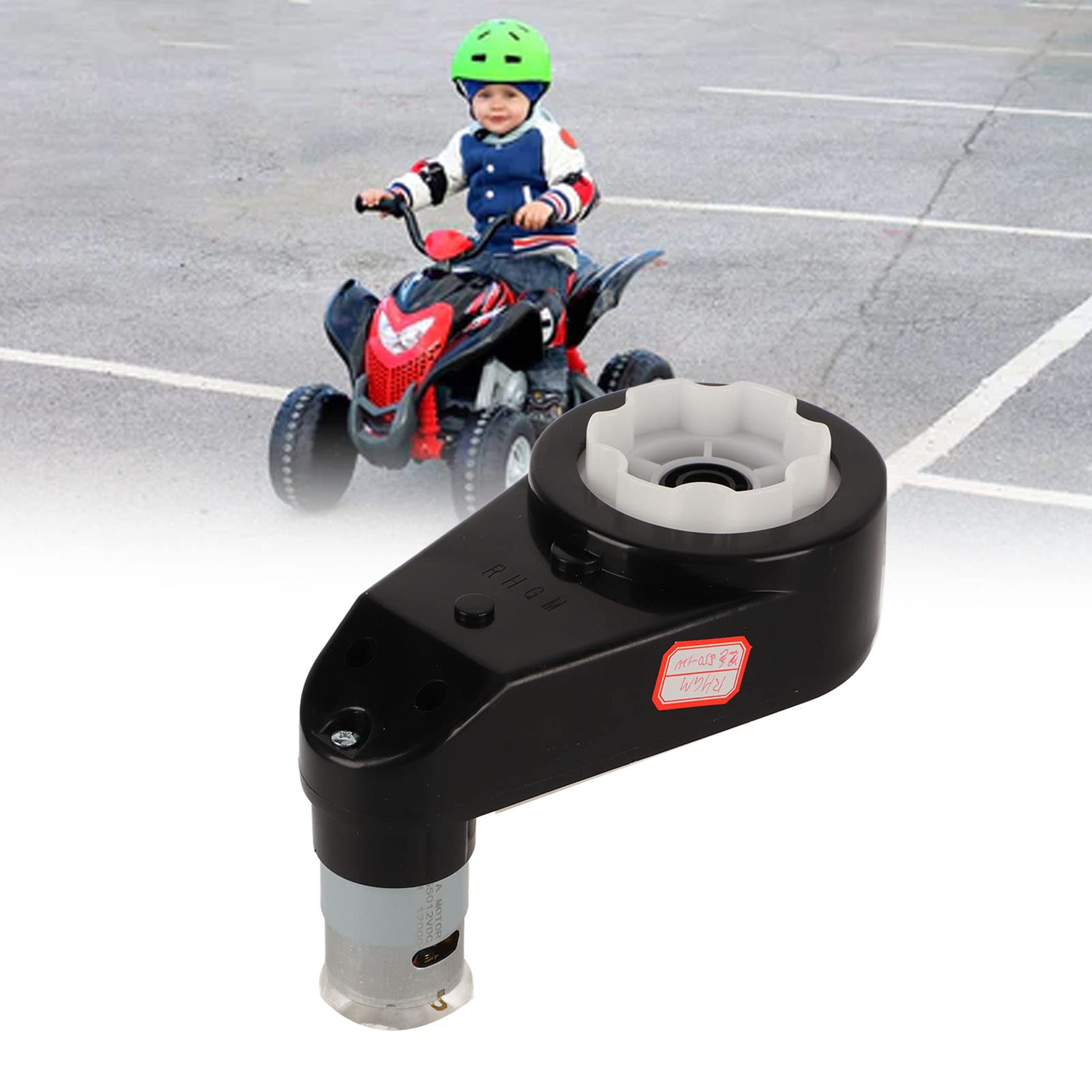 Scatola Ingranaggi Motore 12V 550 - 12000 RPM Per Veicoli Elettrici Bambini - Ricambio Passeggini E Macchinine - Foto 10