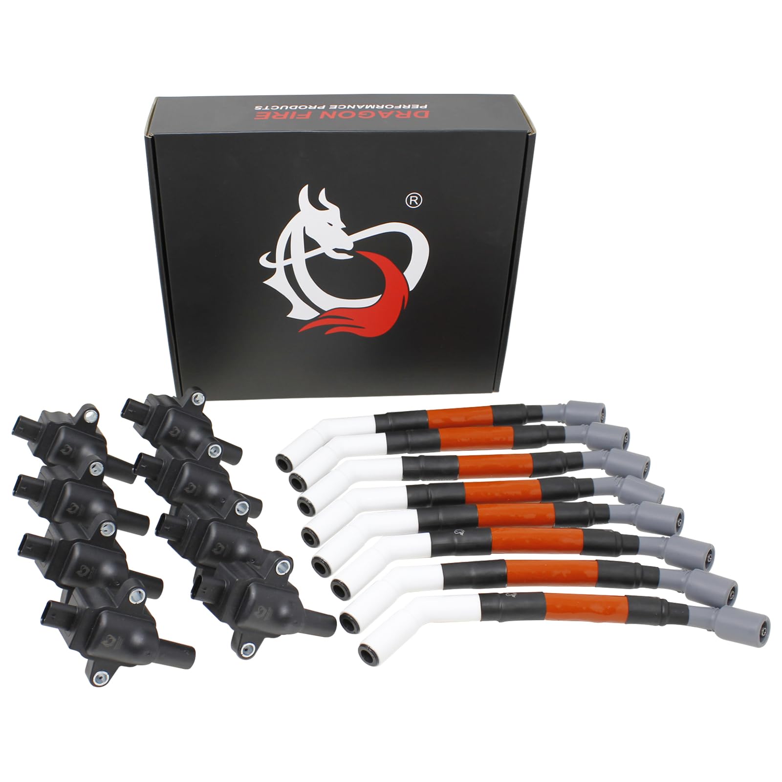 ENA Set Of 8 Ignition Coils For Ford 7.3L V8 Super Duty (2020-2023) - Replacement For DG587, UF893