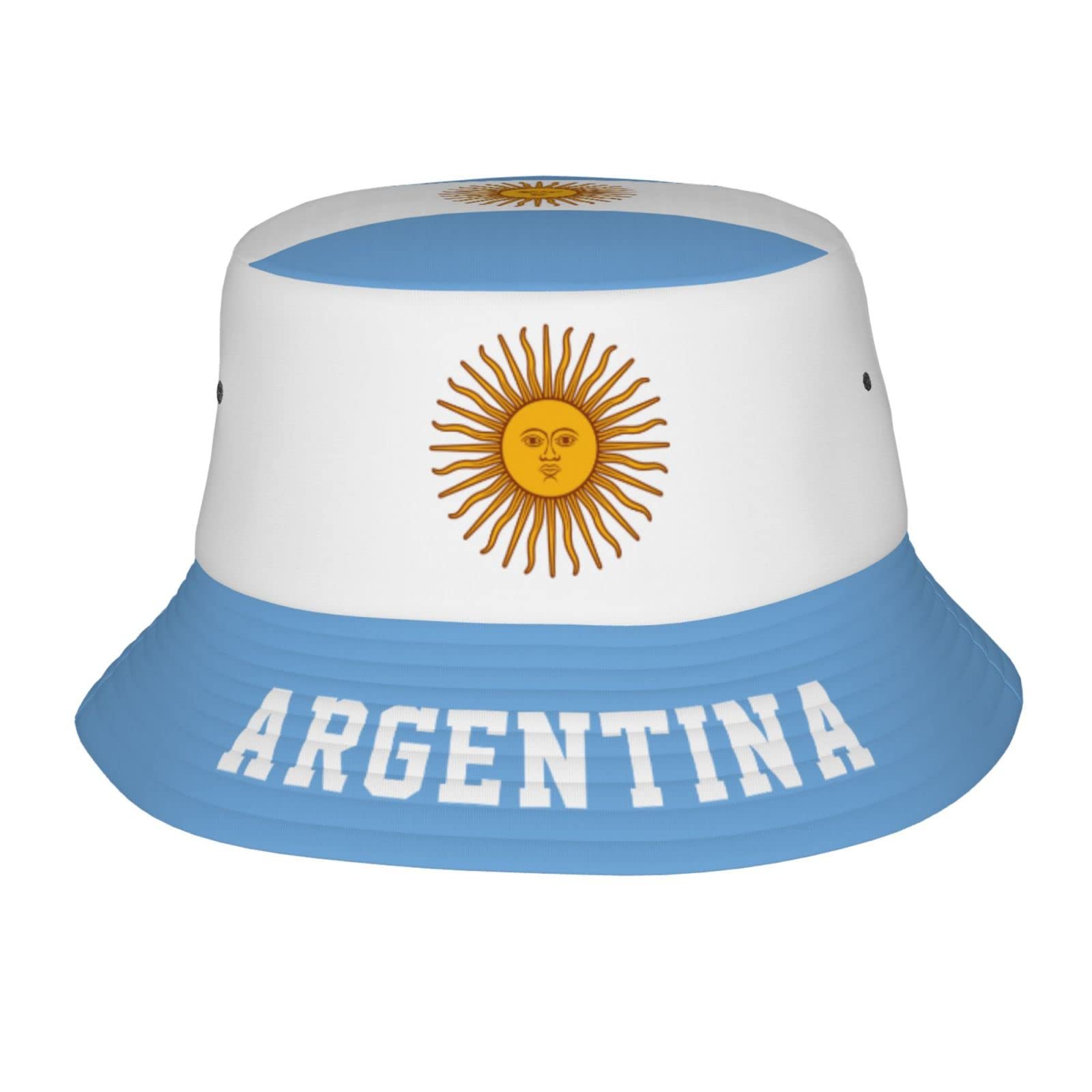Argentina Flag Argentinian Bucket Hat 3D Printing Fisherman Hats Summer Travel Hiking Beach Sun Caps Multi