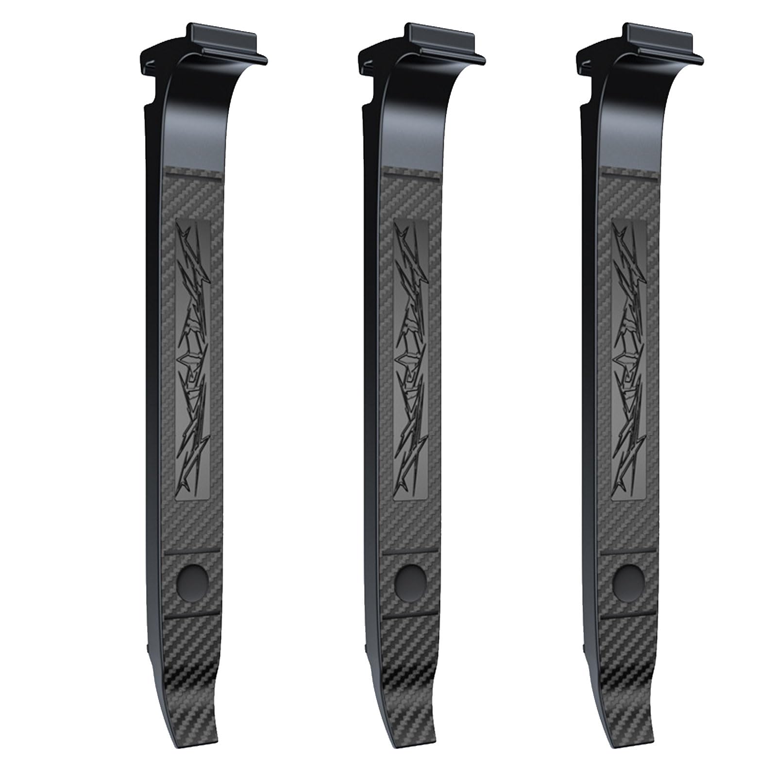 Gift2u Bicycle Tire Lever Tyre Changing Tool, 3Pcs Bike Tire Levers Spoon Tire Removal Tool Military-grade Plastic Levers to Repair Bike Tube,Black