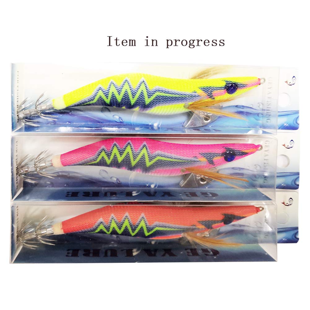Turlutte lumineuse clignotante sea squid taille 3.5 (12cm) | Pacific Pêche