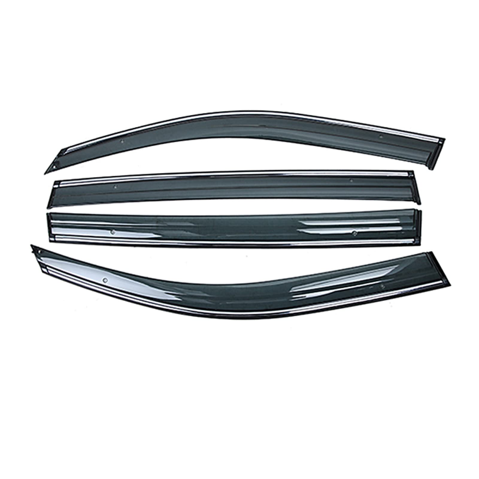 GerRiT for Honda City 2014-2019 Car Window Sun Rain Shade Visors Shield Shelter Protector Cover Trim Frame