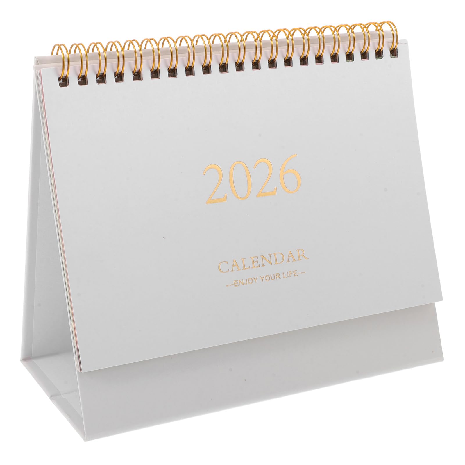 MAGICLULU 2026 Desk Calendar Standing Flip Desktop Calendar from July 2025 to December 2026 Stand up Desk Calendars with Twin-Wire Binding for Home or Office .4x6.6 Inch