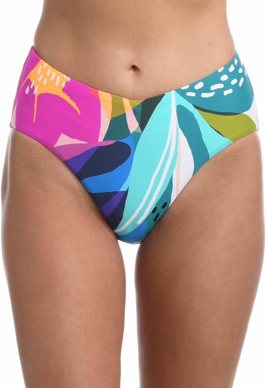 V-Front High Waist Bikini Swimsuit Bottom