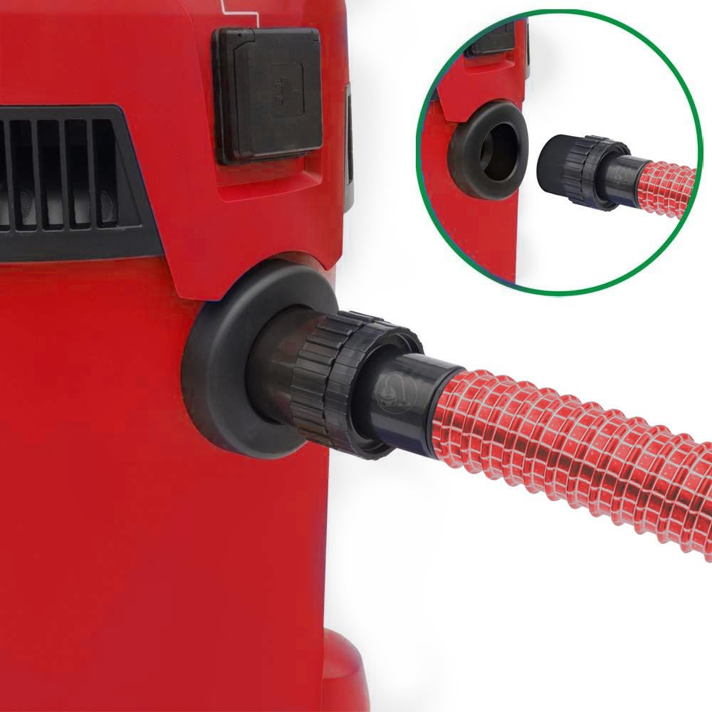 PRIMEBAG Gewebeschlauch 8 Meter kompatibel mit Hilti VC 20 VC 40 VC 60 VC 125 VC 150 Saugschlauch Fadenverstärkt, extrem flexibel und robust