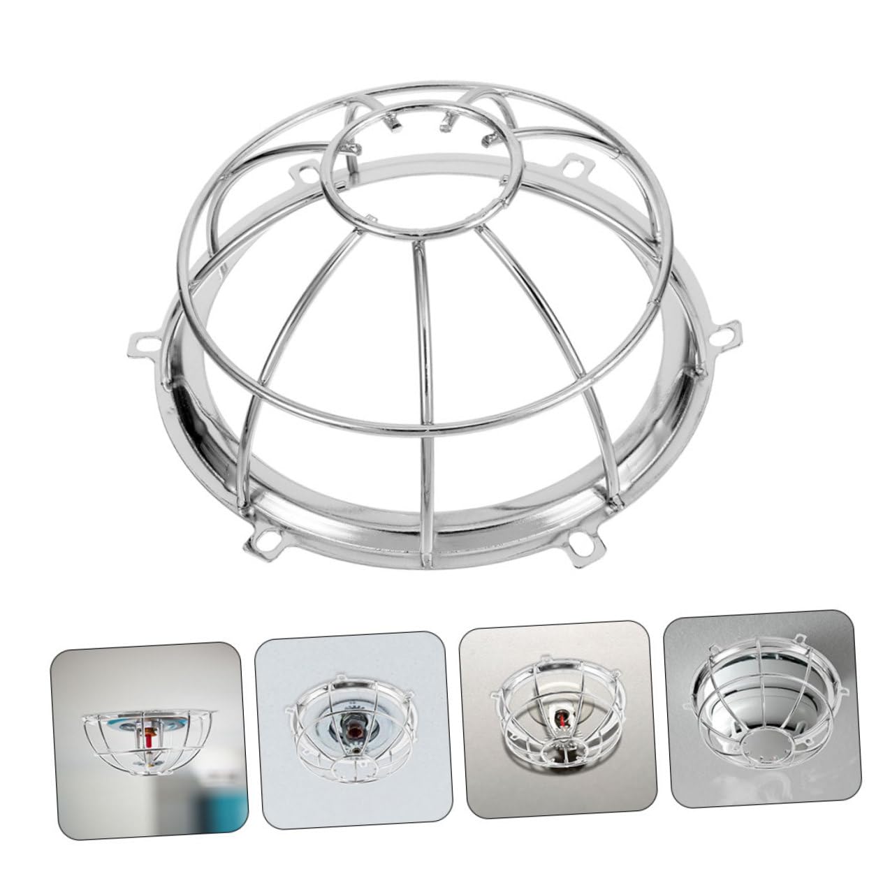 Ciieeo 8 Piezas Rejilla del Sensor Aspersor Jaula Detectora De Humo Escudo Detector De Humo Cubierta De Rociadores contra Incendios Cubierta De Alarma De Smog Jaula De Rociadores Planchar