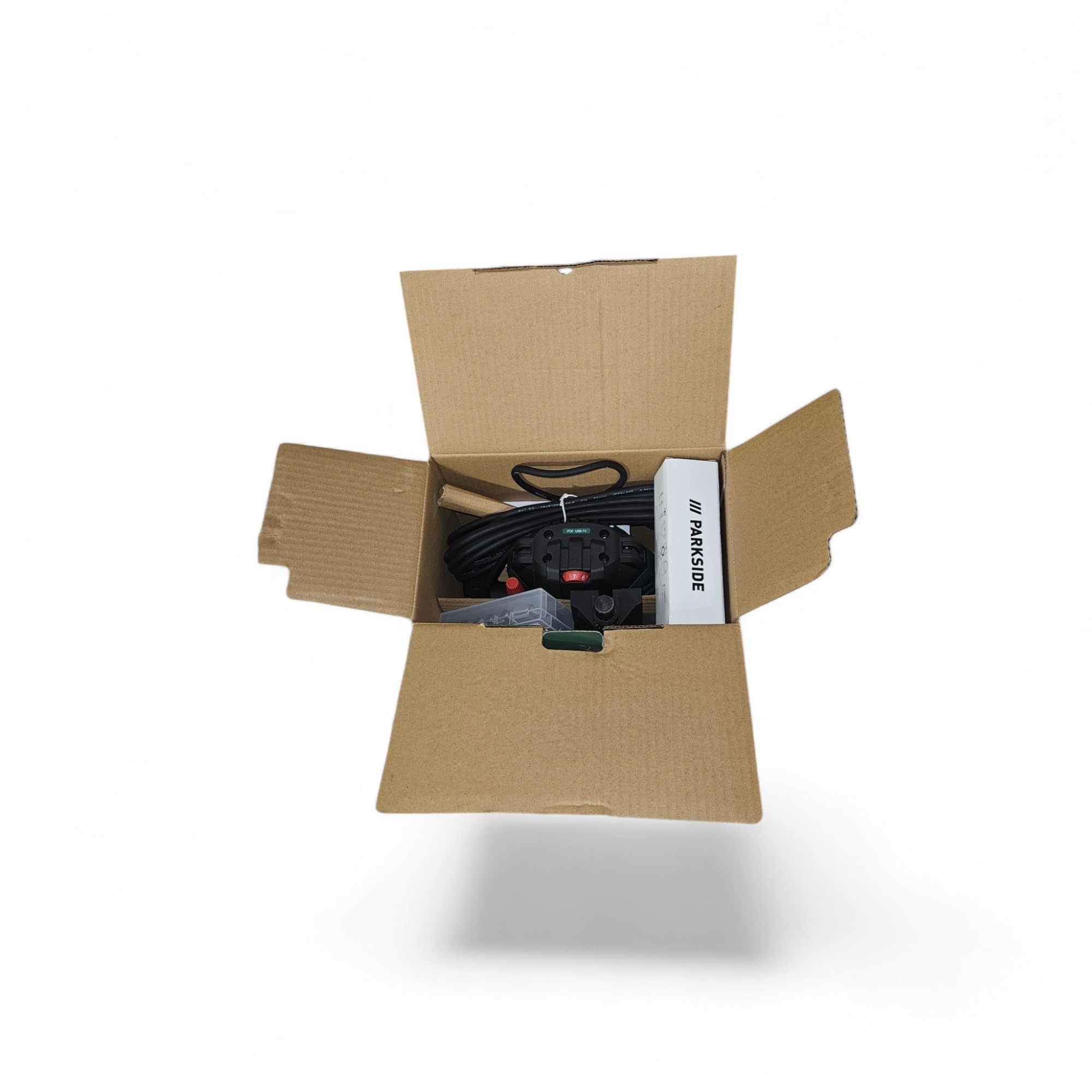 Parkside Fresadora de Superficie Router 1200W, POF 1200 C2, Router, Fijo, Metales no Ferrosos