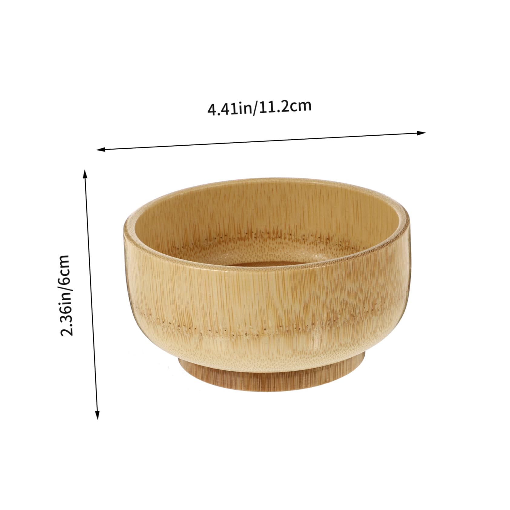 SOESFOUFU Bamboo Facial Mask Mixing Bowl Brush Spatula Set Easy to Clean for Diy Masks