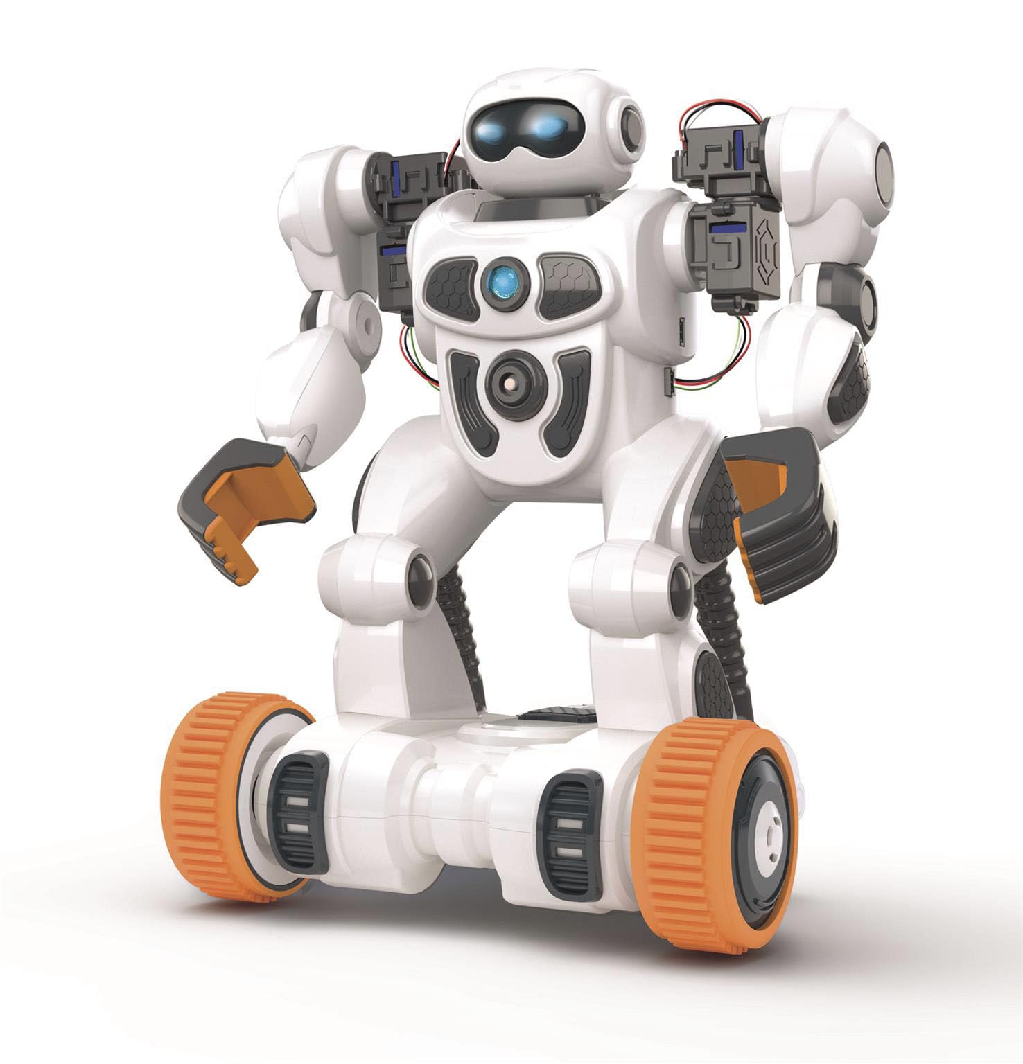 Clementoni Scienza e Gioco Robotics - AIRO PRO, Robot da Assemblare, Bambini 9+ Anni, con APP Dedicata e Tecnologia AI, Imita Movimenti con l'Intelligenza Artificiale, 6 Motori, Lingua Italiana, 19449