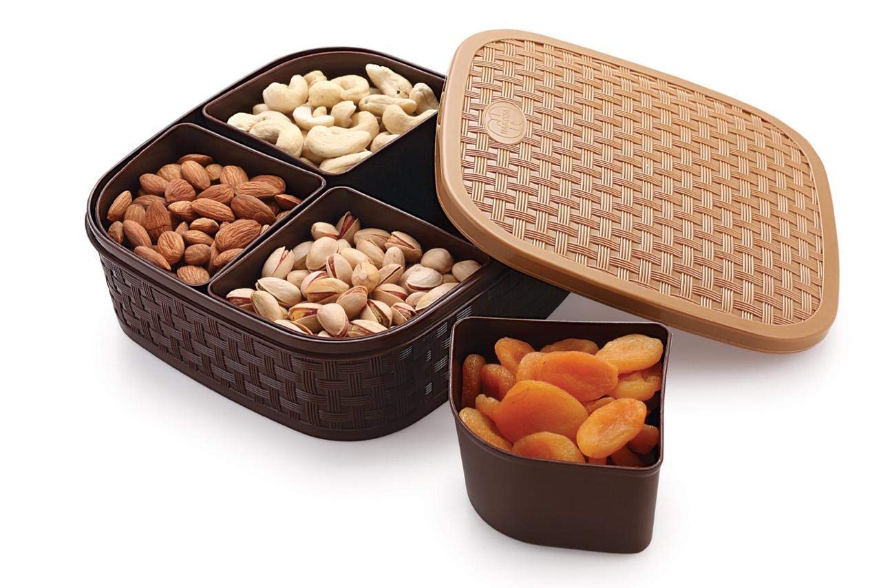 HOUSEHOLD CULTURE Elegant Look Plastic Dry Fruit Sweet Box Special