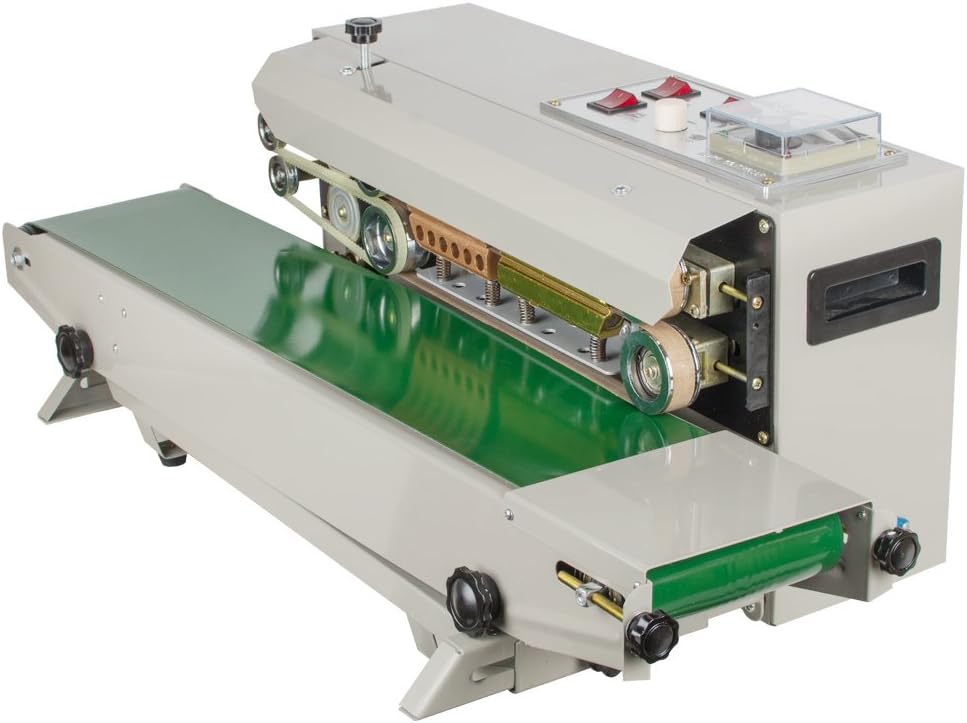 Continuous Band Sealer Automatic Horizontal Sealing Machine Package Plastic Bag Band Packing Sealer