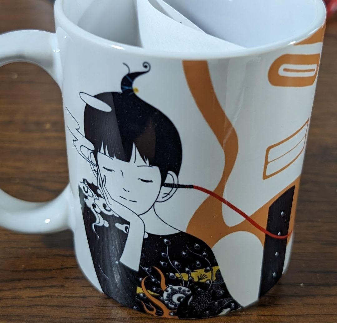 Amazon.co.jp: グラニフ 中村佑介 繋がる マグカップ アジカン 300ml 