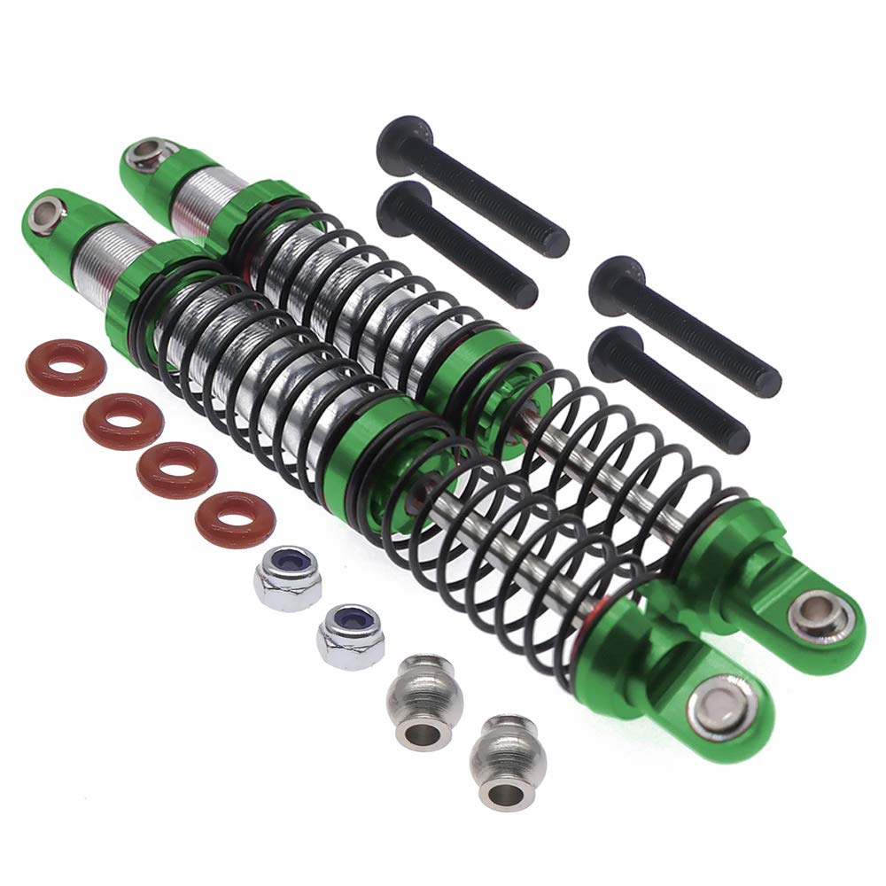 HobbyCrawler Oil Filled Type Green Rc Shocks for Redcat Everest 10 Shocks Redcat Gen7 Parts Shocks Redcat Gen7 Pro Sport Parts Shocks Rc Shocks 100mm
