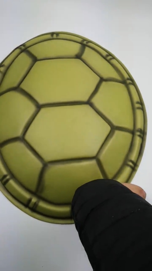 Mochila cosplay con caparazón de tortuga ninja para niños miniatura 7