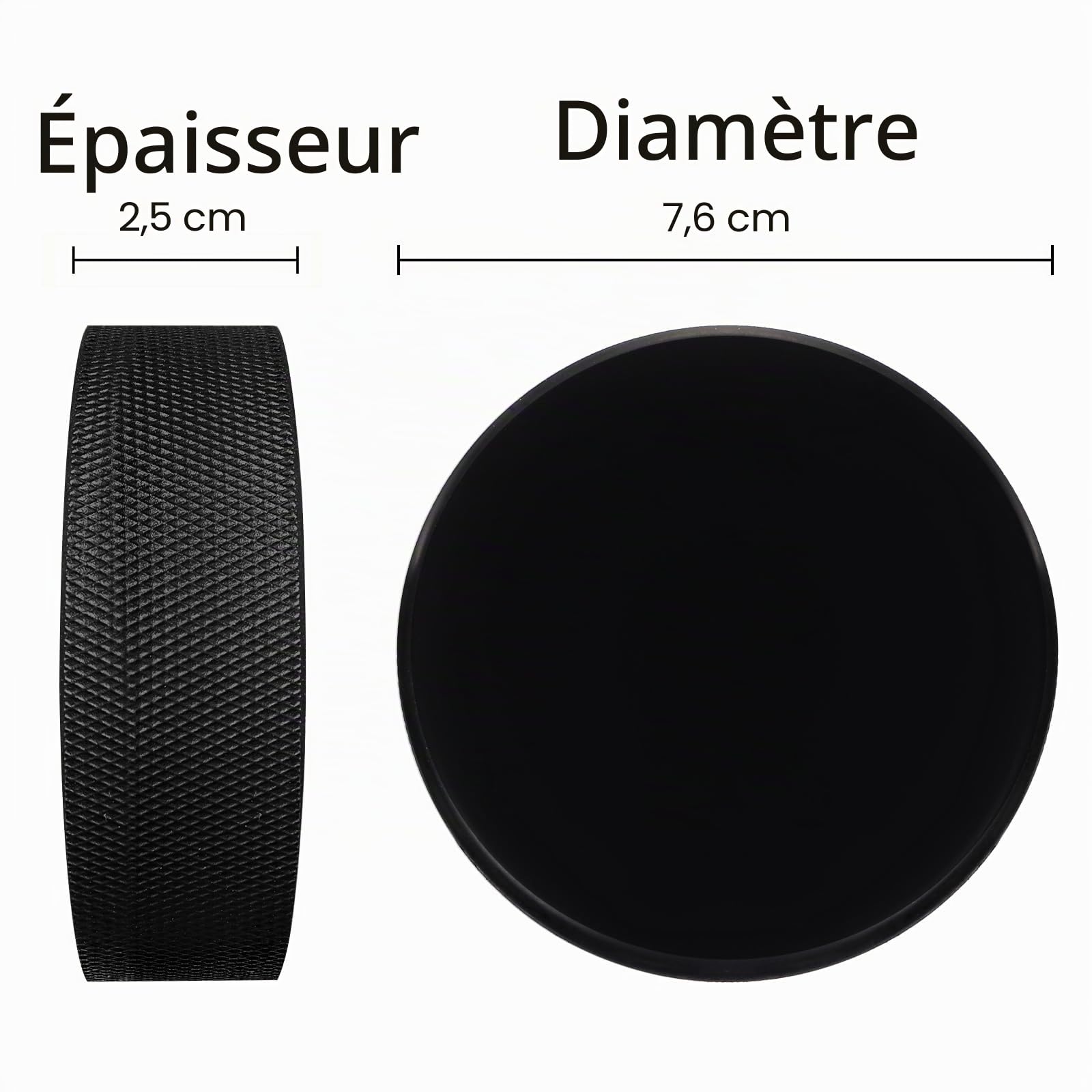 Lot de 18 palets de Hockey sur Glace Classiques