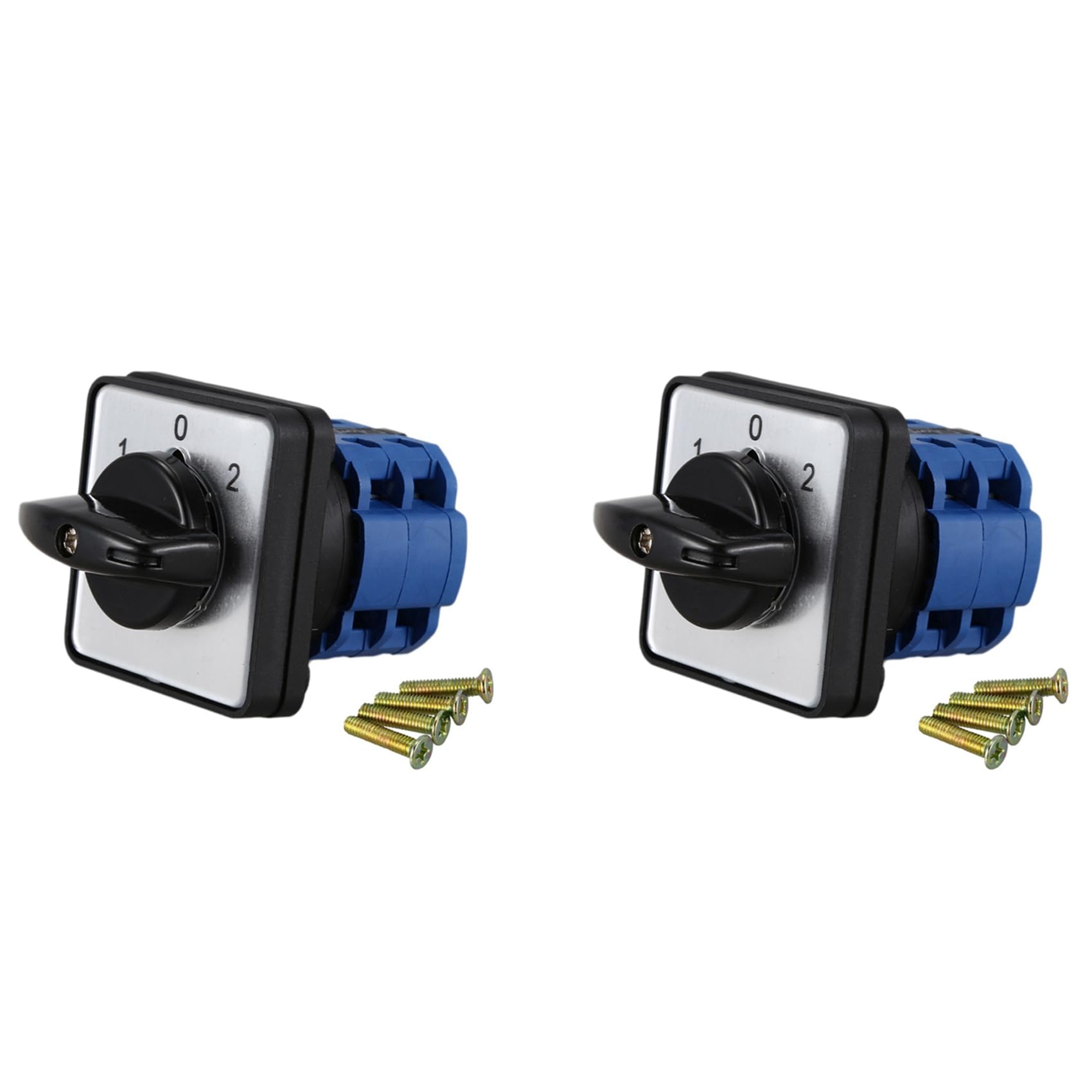 Jnchdghwa As Shown 2X Ac 440V 240V On/Off/On Universal Change Over Rotary Cam Switch