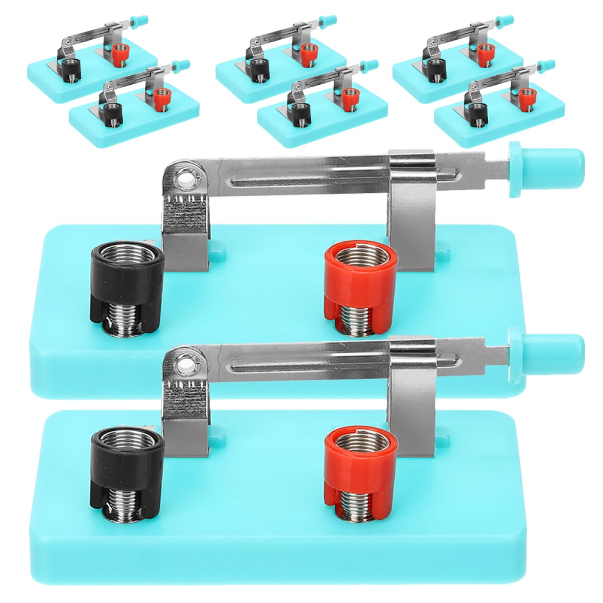 BESPORTBLE Single-Throw Switch 8 Pcs Electronics Experimental Tool Electrical Circuit Switch Physics Lab Precise Electrical Control