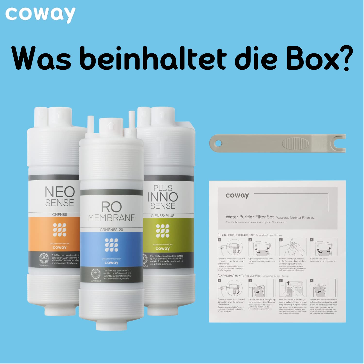 Aqua Global Filter Coway Filterset Für CHP-06DL, CHP-250L, CHP - Foto 6