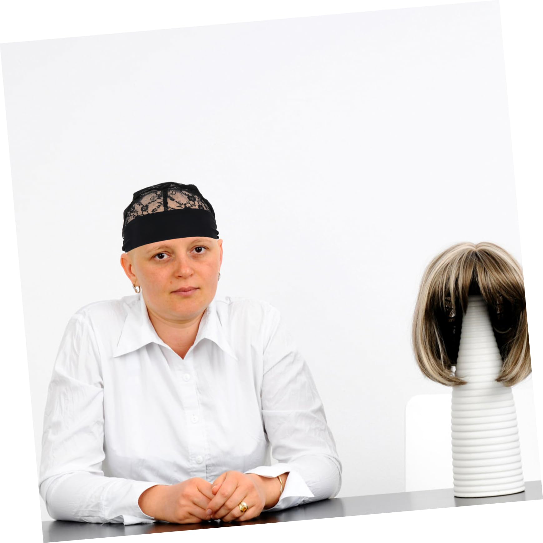 FRCOLOR Elastic Wig Cap Wig Making Net Hat One Size Fits Most Comfortable Elastic for Women