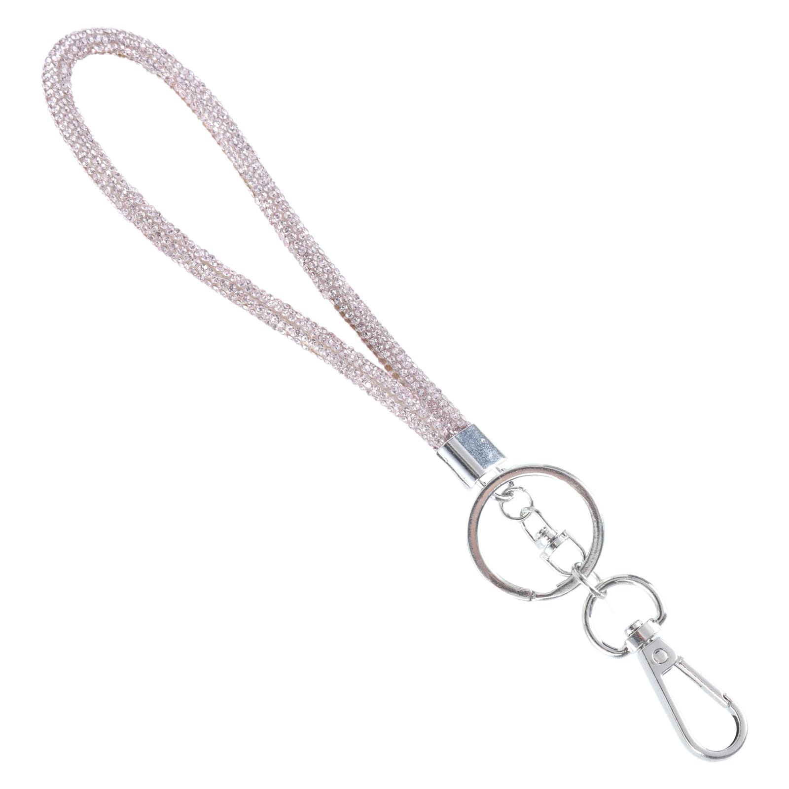 NEWFT Crystal Cellphone Cord Rhinestones Phone Lanyard Fashionable Crossbody Chain for Mobiles Versatile Keychain Accessory