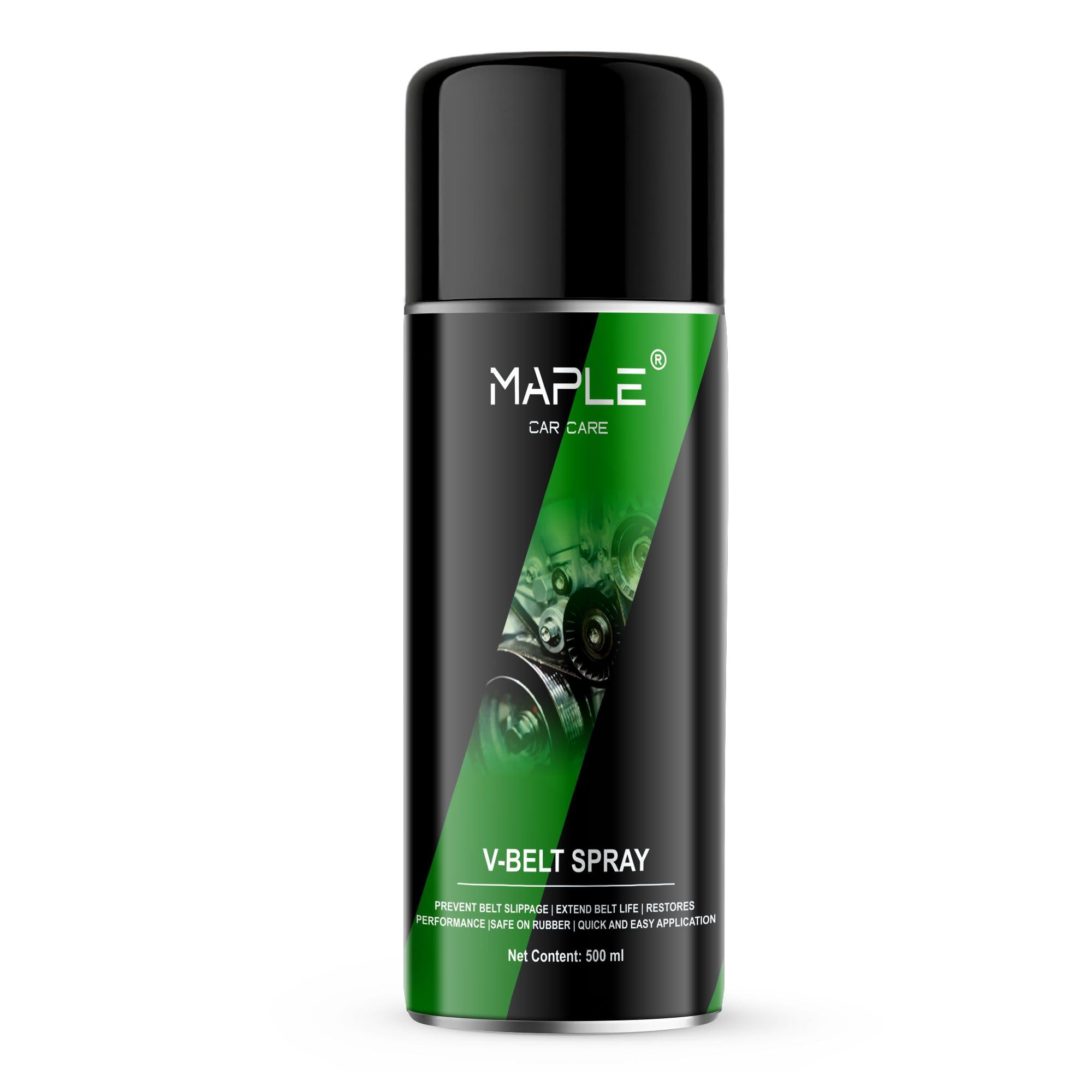 Maple Car Care V-Belt Spray 500 ml | Prevents Belt Slippage, Reduces Noise & Restores Grip | Extends Belt Life | Safe for Rubber | Suitable for Car, Bike & Industrial V-Belts-image-34