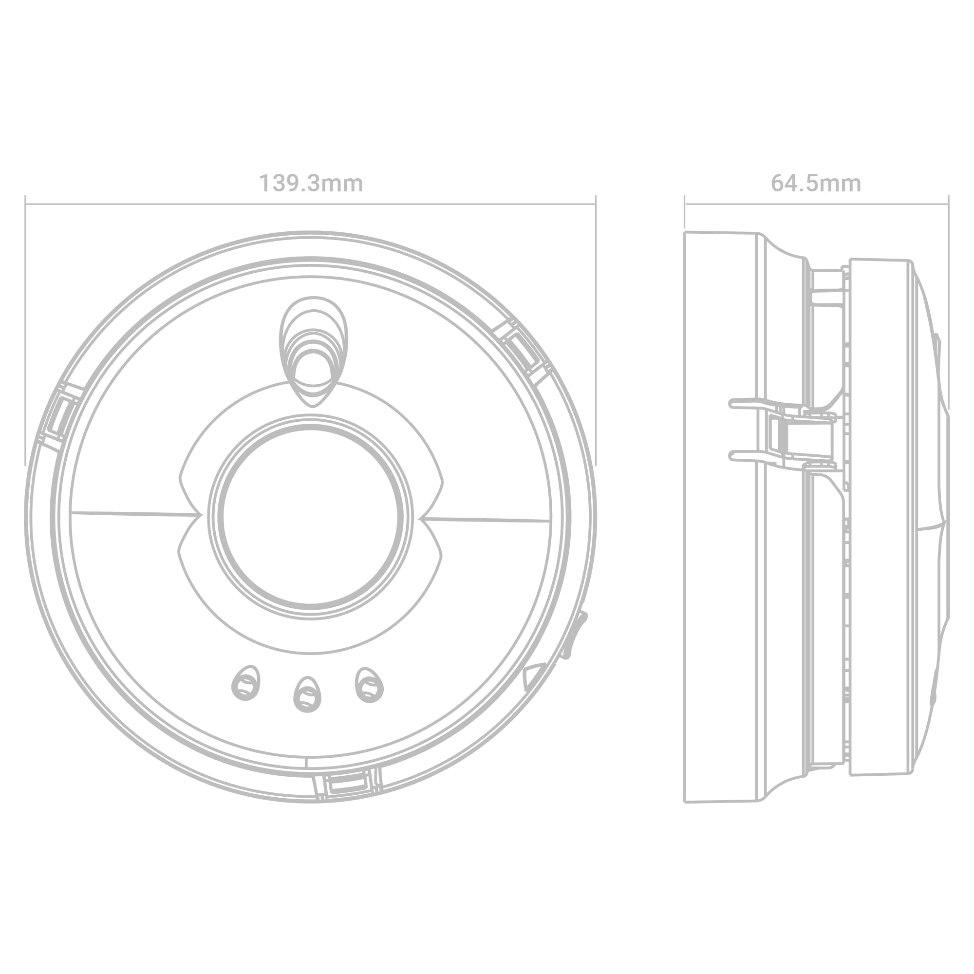 FireAngel CW1-PF-T - Alarma de monóxido de Carbono con batería de Respaldo