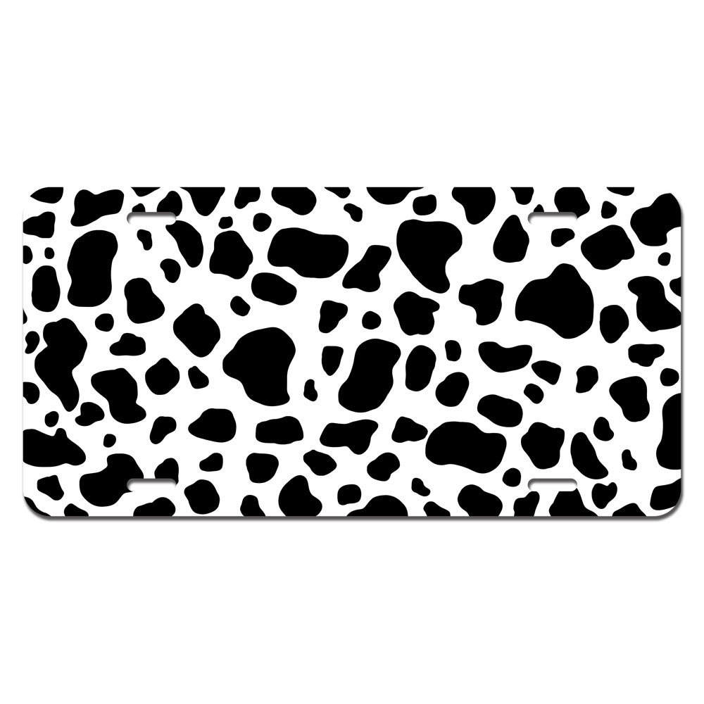 GRAPHICS & MORE Cow Spots Animal Print Novelty Metal Vanity License Tag Plate