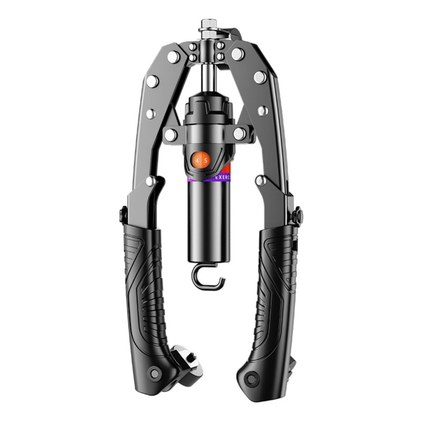 Ejercitador Brazo Hidráulico Portátil Entrenador Brazo con Resisncia Ajustable Ergonómico Hand Grip para Oficina