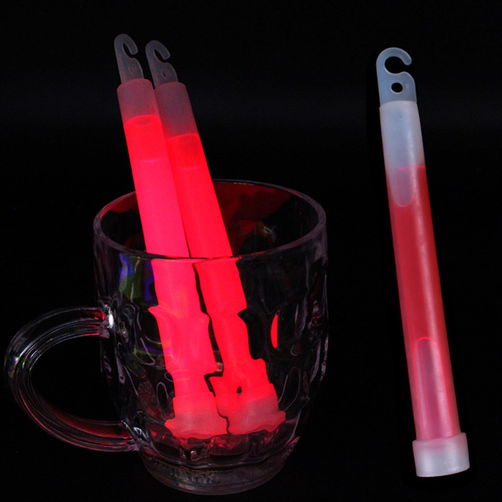 Glow Sticks - Barra de luz de supervivencia de 6 pulgadas con duración de 12 horas