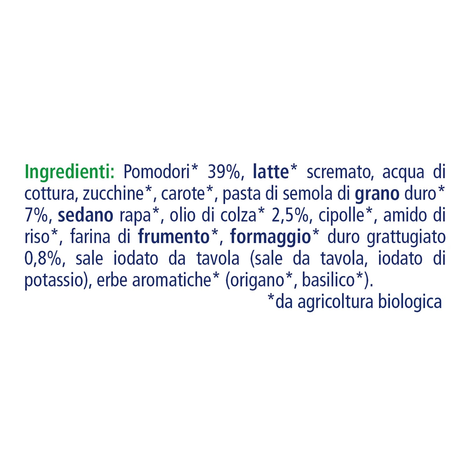 HiPP - Pappa Pronta Completa Bio, Ditalini Alle Verdure, 6 Confezioni da 250 g