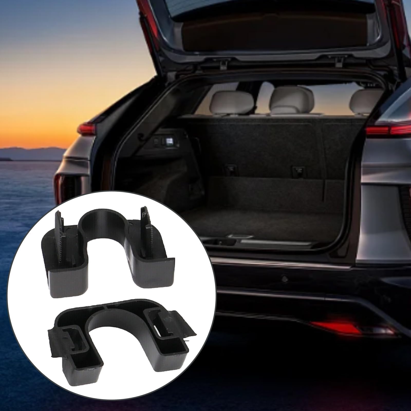 GVSS Clips de Fixation Voiture 1539663, Fixation Plage Srrière pour DS3,Supports Plage Arriere C3,pour Ford Fiesta MK7 MK8,pour Citroën C3 DS3,Compatible avec Focus Nissan Qashqai J10