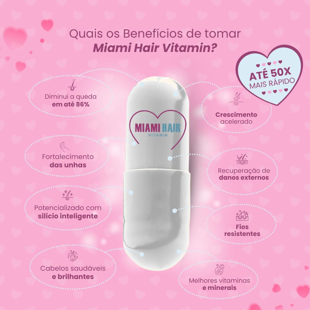 5x Combo Hair Skin & Nails Vitamina Capilar 500mg – Miami Hair Vitamin Profissional EUA Biotina, Mais 17 Vitaminas, Fortalecimento e Crescimento dos fios CABELOS, PELE E UNHA (… em promoção! Veja a oferta e mais achadinhos de Vitaminas & Suplementos 4 Hoje é o melhor dia para comprar 5x Combo Hair Skin & Nails Vitamina Capilar 500mg – Miami Hair Vitamin Profissional EUA Biotina, Mais 17 Vitaminas, Fortalecimento e Crescimento dos fios CABELOS, PELE E UNHA (… com aquele preço maroto! Promoção! Aproveite a oferta! 4