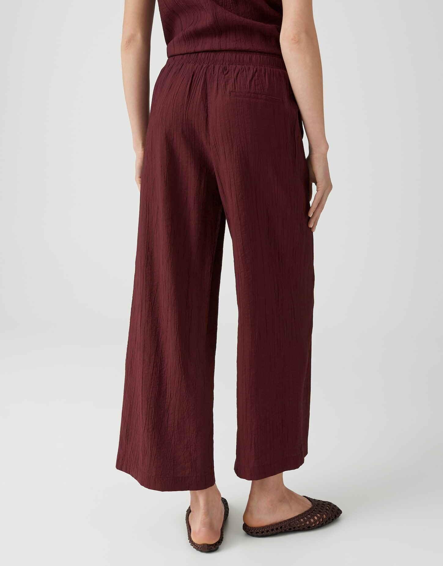 OPUS Damen Culotte | MAROU Crinkled Wide Leg mit flexiblen Komfortbund