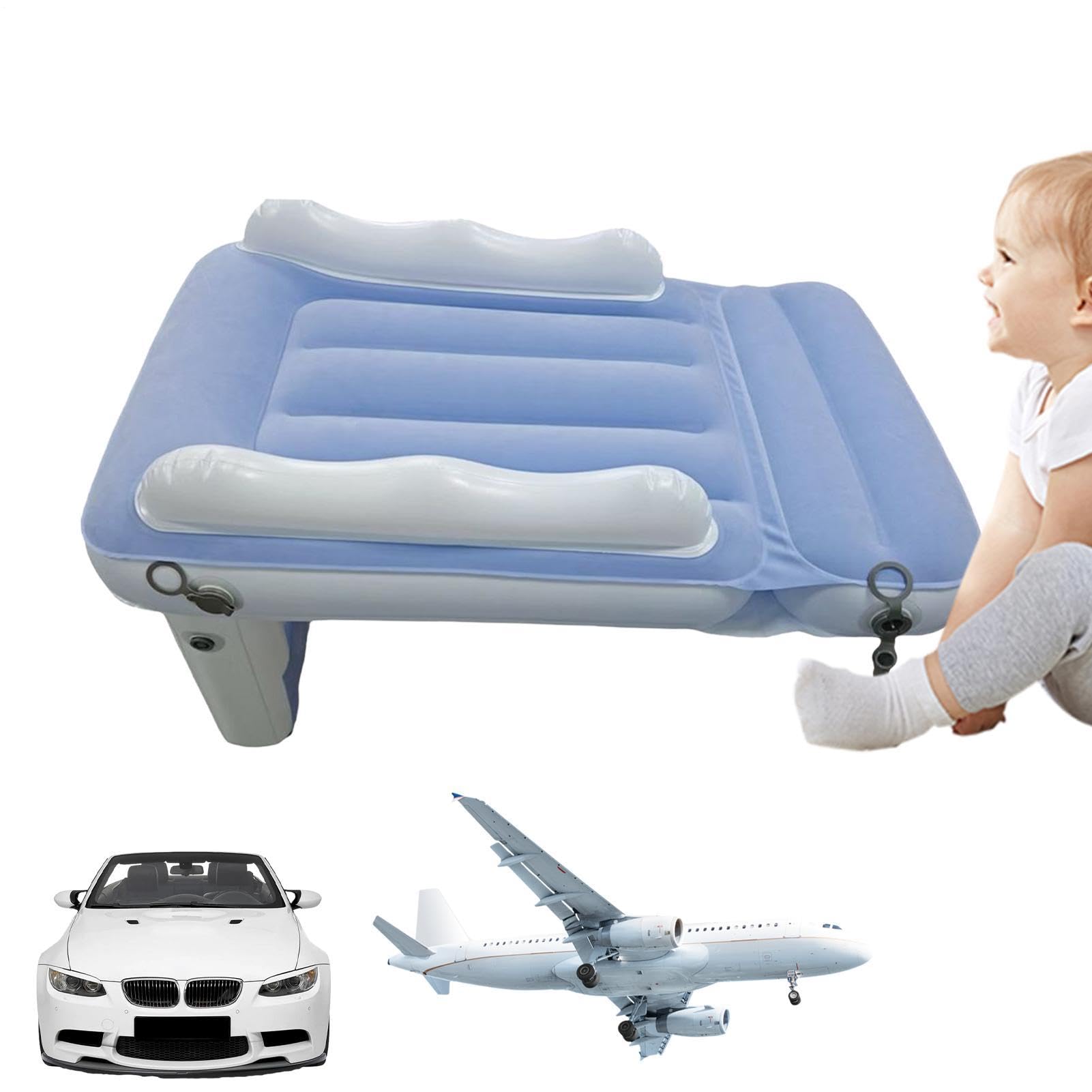 Generico Aufblasbares Reisebett für Kinder, aufblasbares Flugzeug für