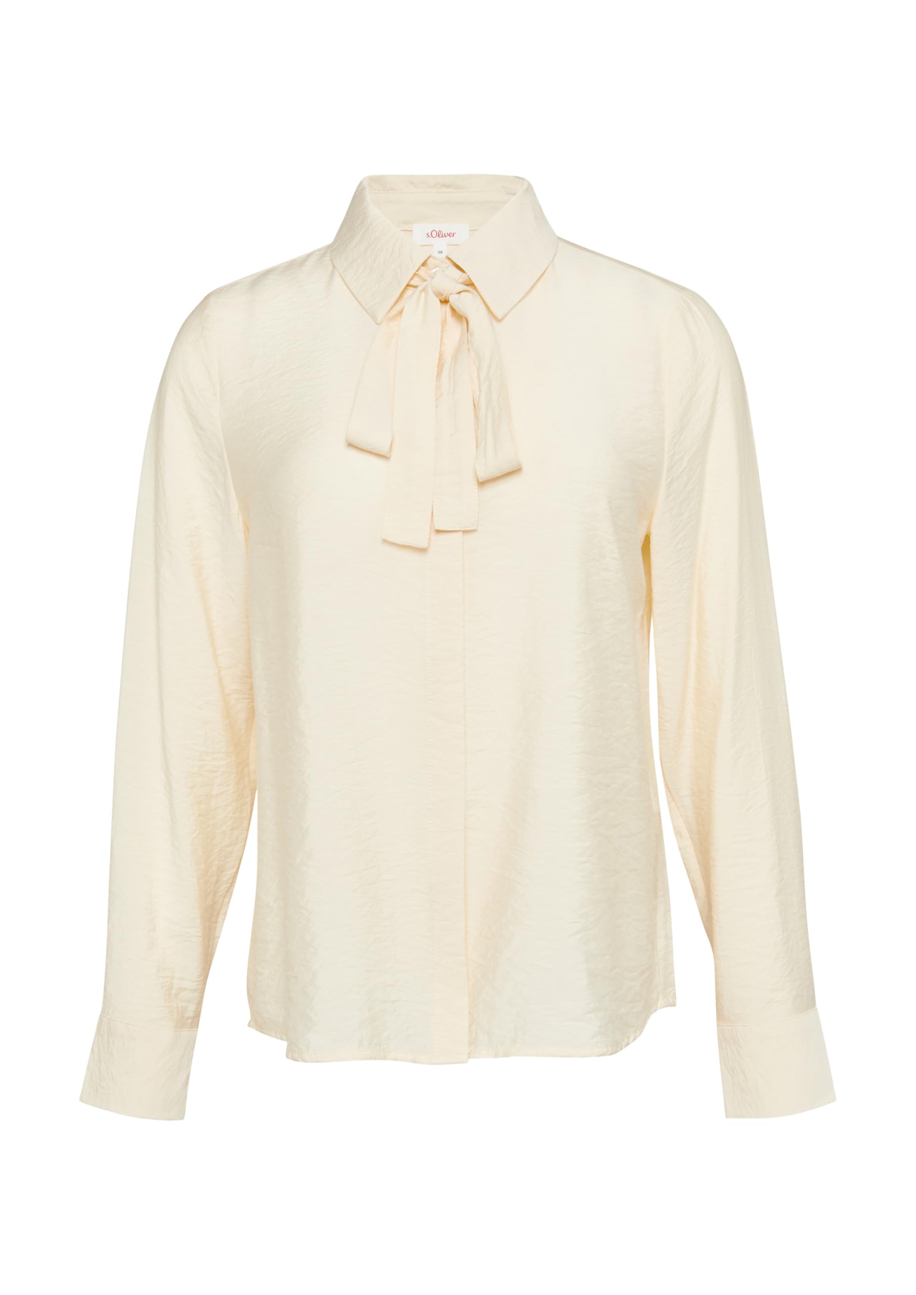 s.Oliver Strukturierte Bluse mit Abnehmbarer Schluppe