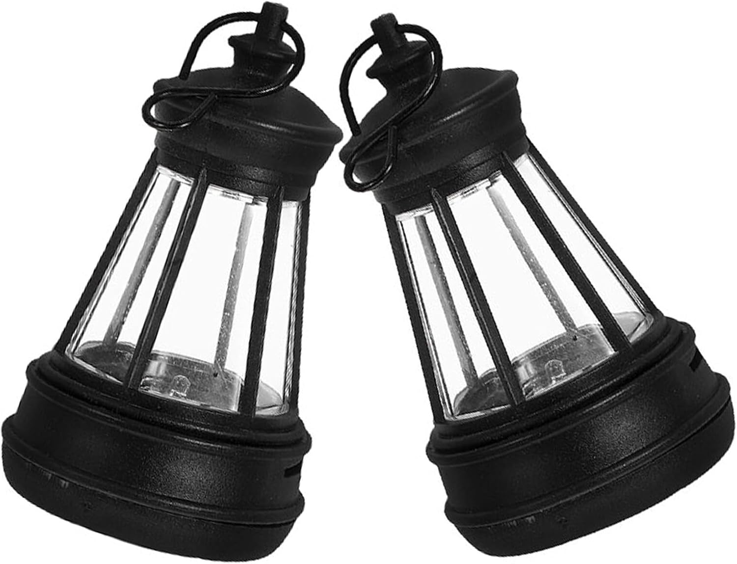 2pcs Mini Solar Lantern Lights for Garden and Campsites Xmas