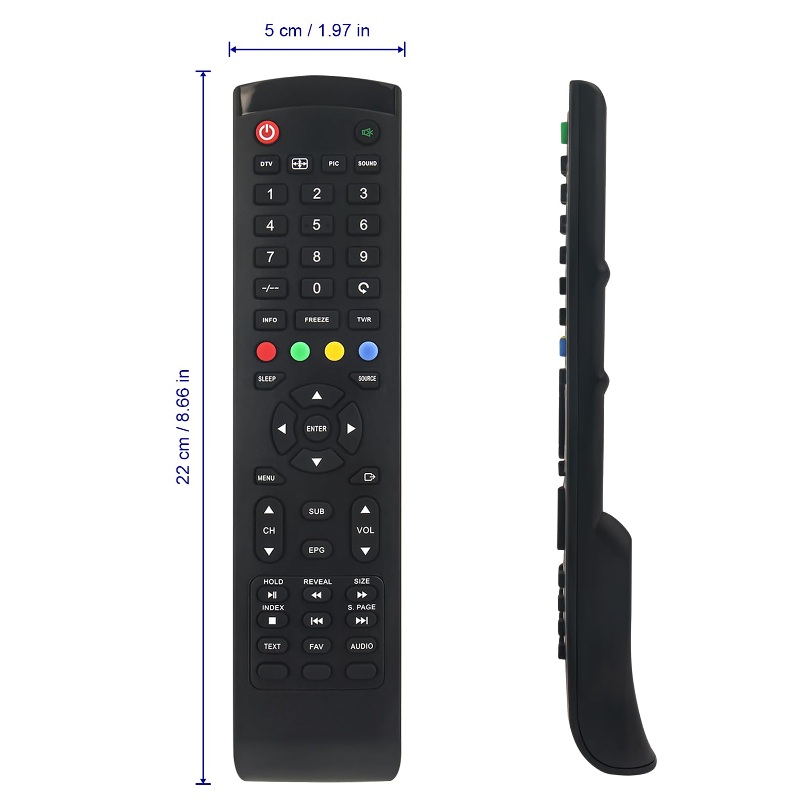 Telecomando di Ricambio applicabile per Strong SRT24HY1003W SRT32HX1001 SRT32HY4003 SRT32HX4003 SRT32HY1003W SRT49FX4003 LED24SK36