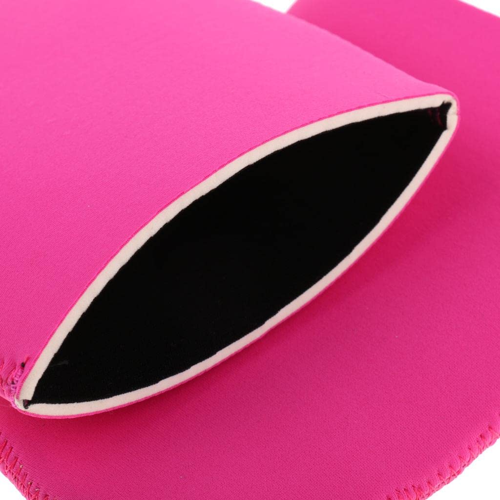 1 par de calcetines de neopreno para correr, ciclismo, senderismo, caminar, color rojo rosa