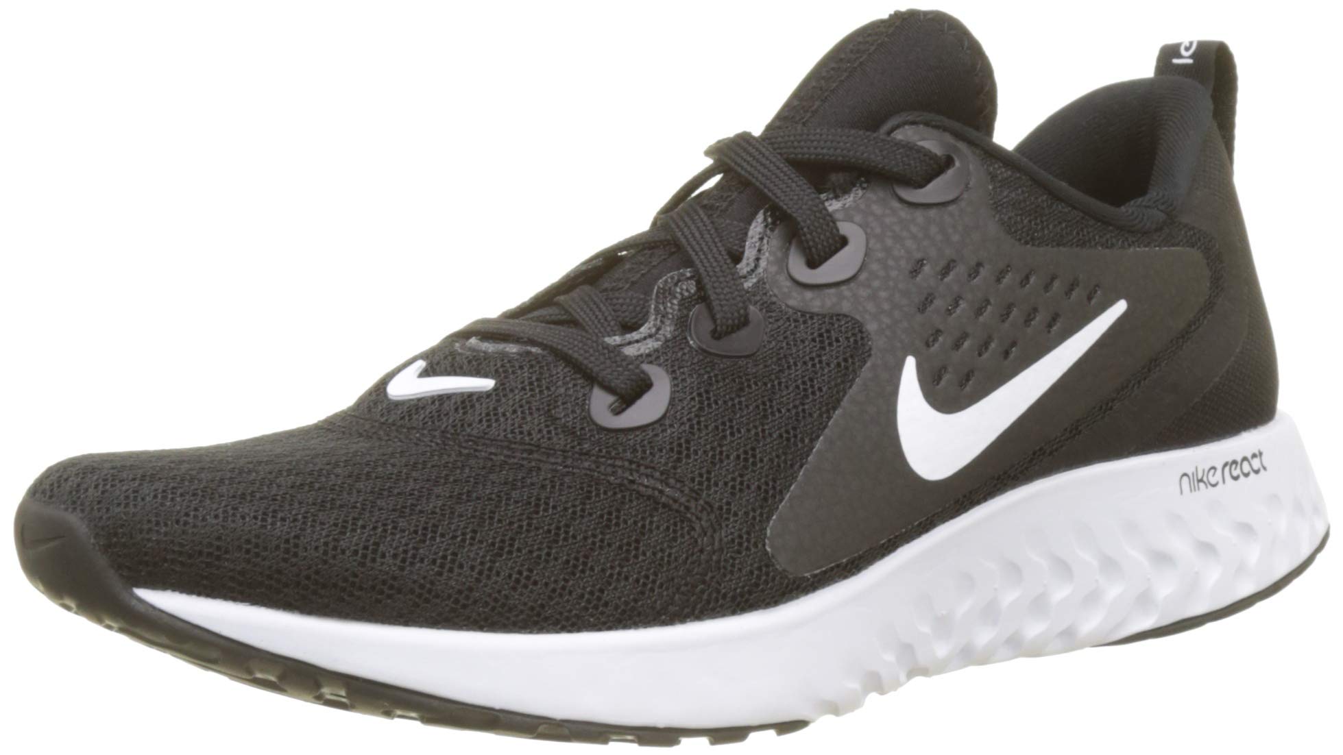 Nikewmns Nike Legend React Womens Fitness Shoes Black Black White