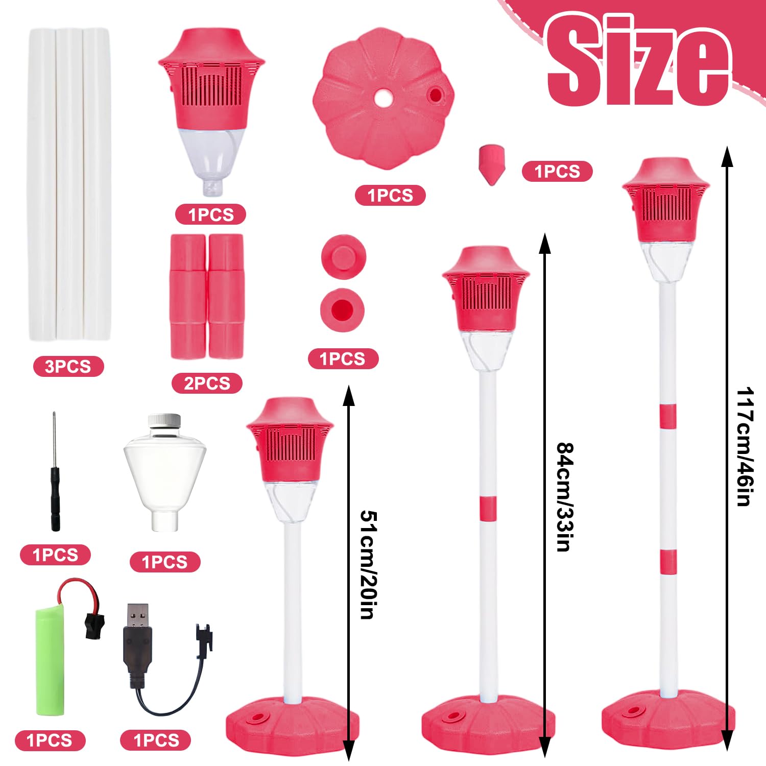 Standing Bubble Machine Lamp, Macchina per Bolle di Sapone per Bambini, Bubble Makers per Bambini con Bolle, Sparabolle di Sapone, Bubble Torch, Lampada per macchina bolla in piedi, per Giardino Festa