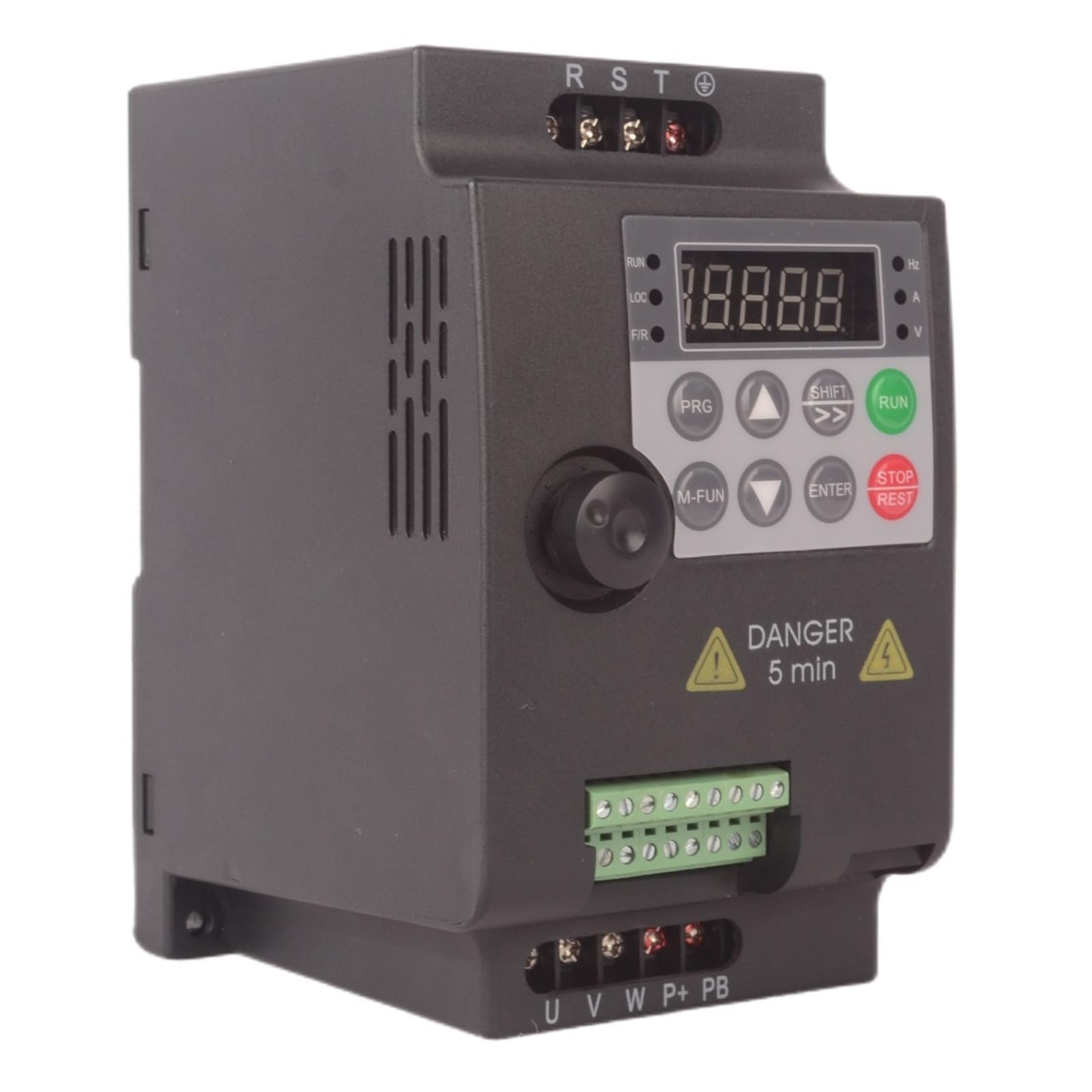 Frequenzumrichter (VFD), 220 380 V VFD Frequenzumrichter Konverter Wechselrichter 0,75/1,5/2,2/4/5,5 kW Motordrehzahlregler(4KW,3PH-3PH380V)