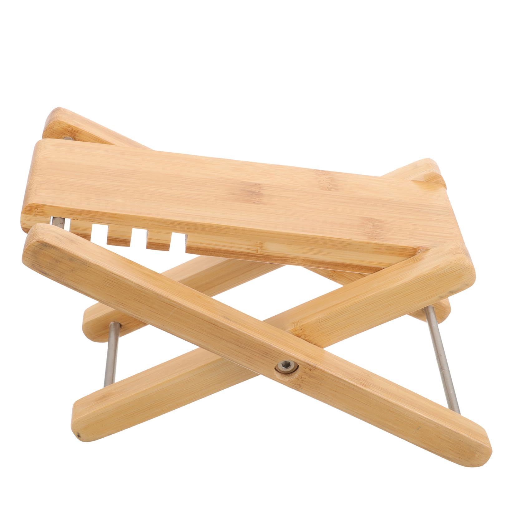 YARNOW Poggiapiedi Stabile e Leggero Altezza Regolabile 4 Livelli in Legno per Chitarra Classica per Uso Confortevole